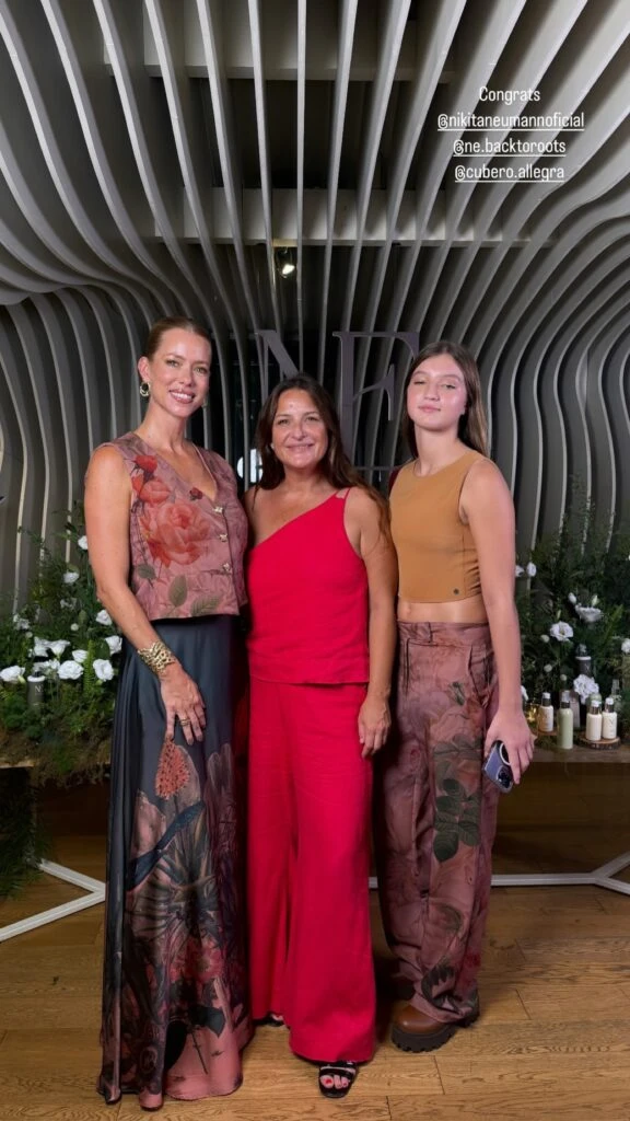 Las fotos de la presentación de la línea de skin care de Nicole Neumann. Foto: IG