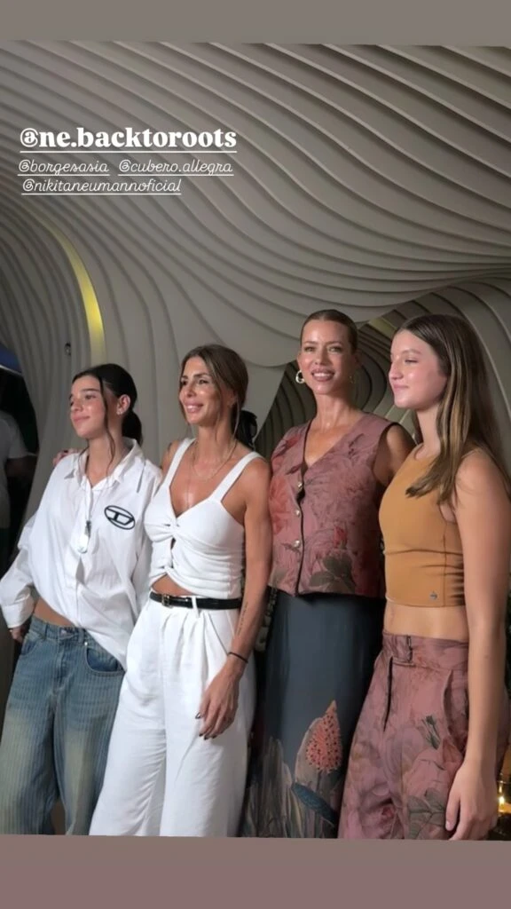 Las fotos de la presentación de la línea de skin care de Nicole Neumann. Foto: IG