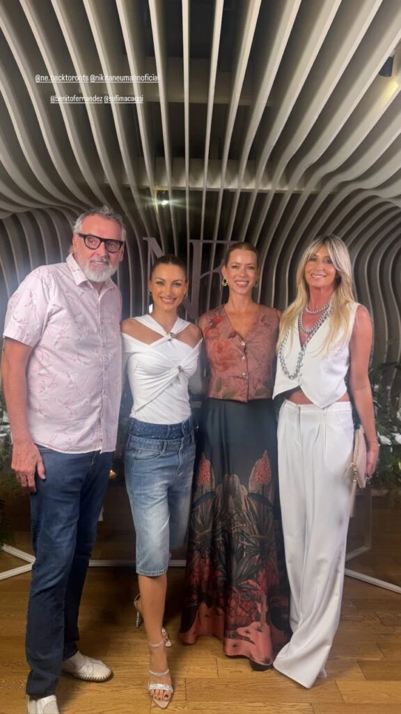 Las fotos de la presentación de la línea de skin care de Nicole Neumann. Foto: IG
