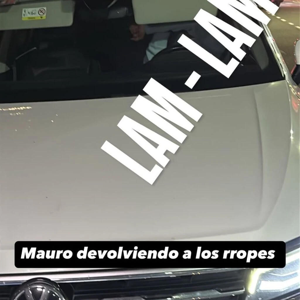 El escándalo de los perros y Mauro Icardi llegando al Chateau