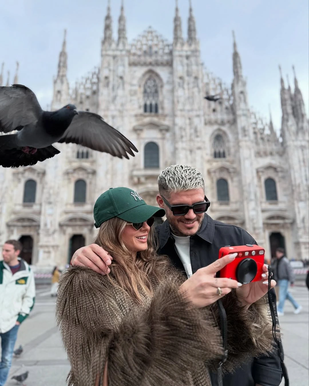 Las fotos de la China Suárez y Mauro Icardi en Milán. Foto: IG