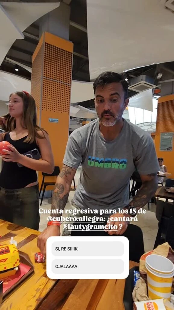 Fabián y Allegra Cubero hablaron sobre el cumpleaños de quince de la adolescente