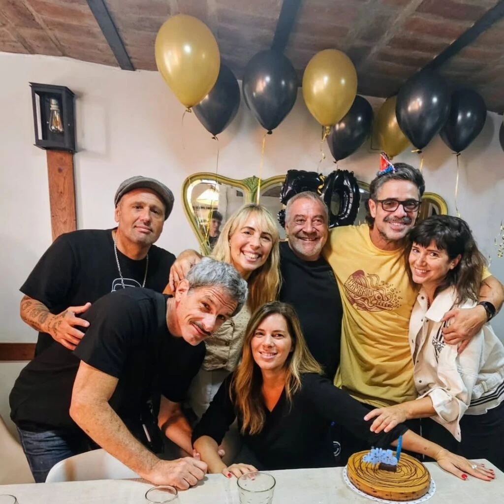 Las fotos del cumpleaños íntimo de Luciano Castro