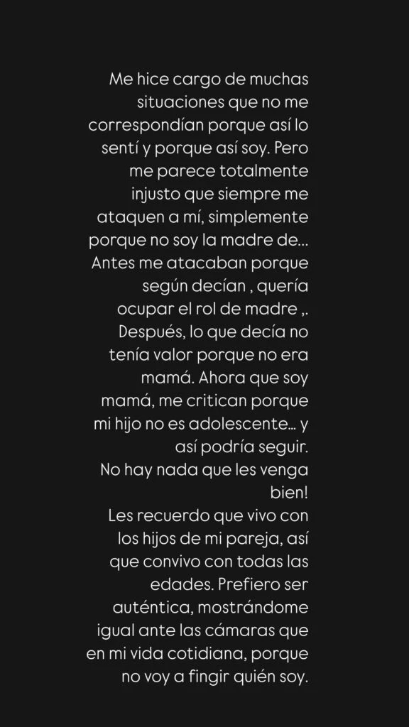 El descargo de Mica Viciconte en redes