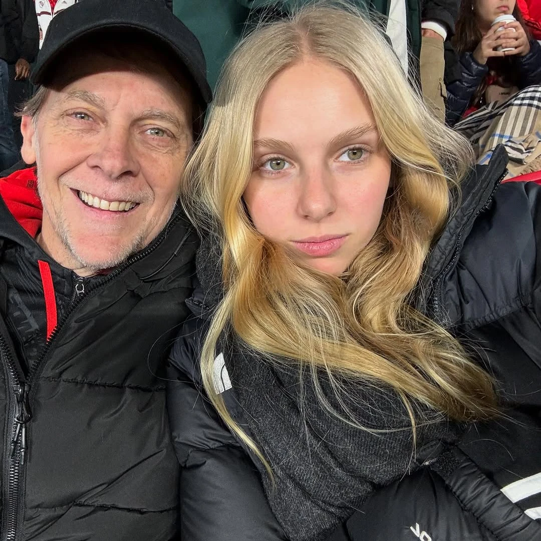 Mía Martín y su padre Matías Martin. Fotos: IG.