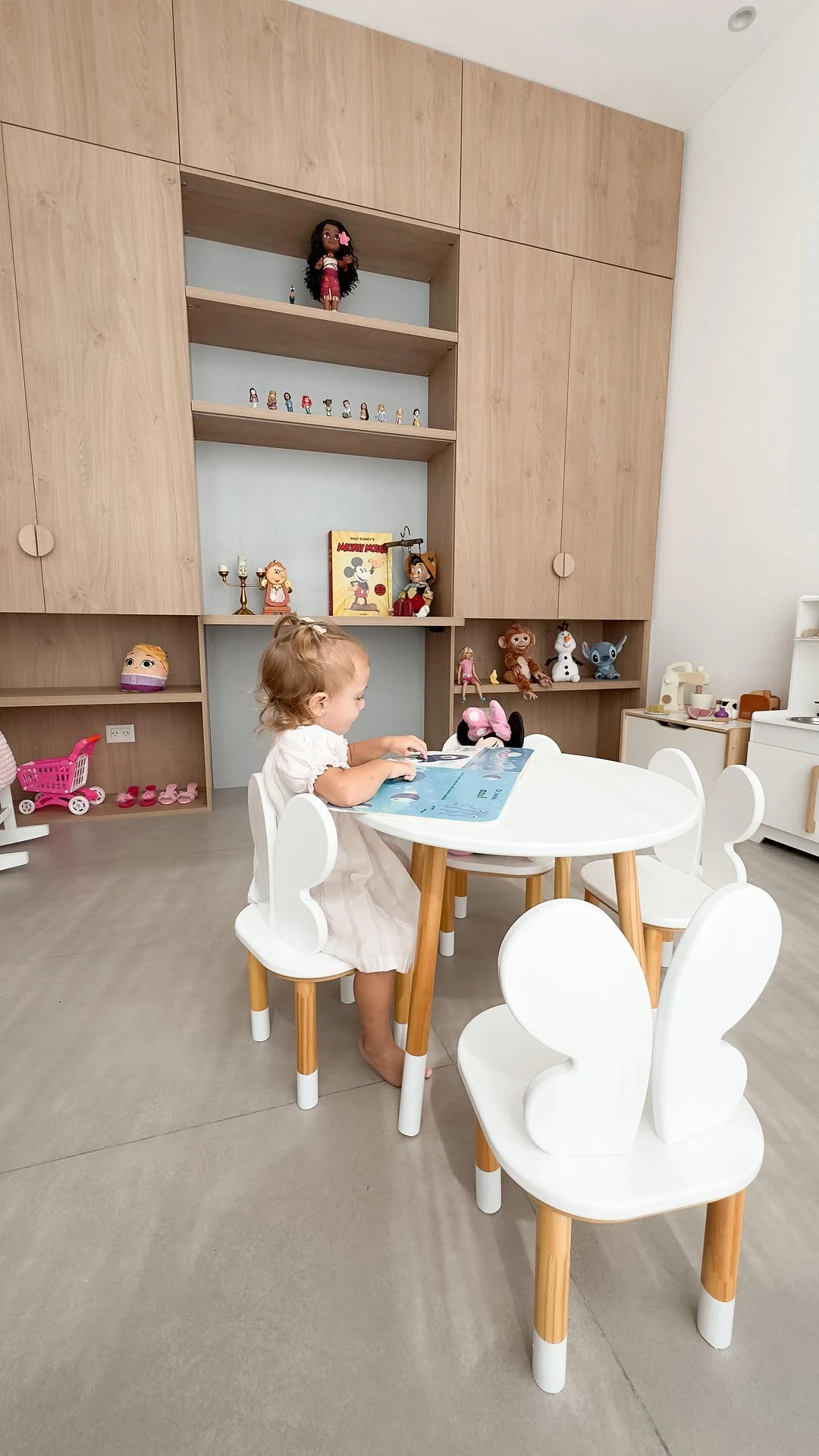 Así quedó el playroom de Vita