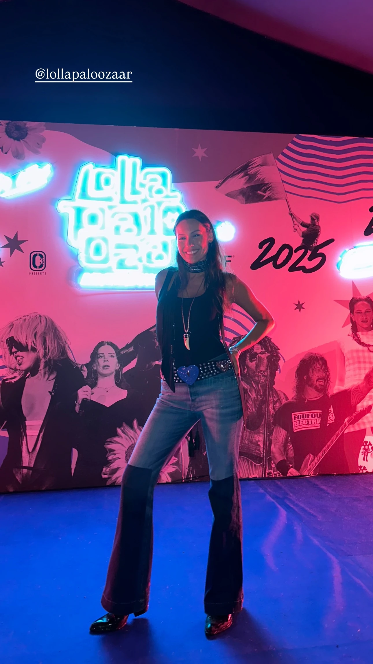 Los looks de Pampita y Ana García Moritán para el tercer día de Lollapalooza