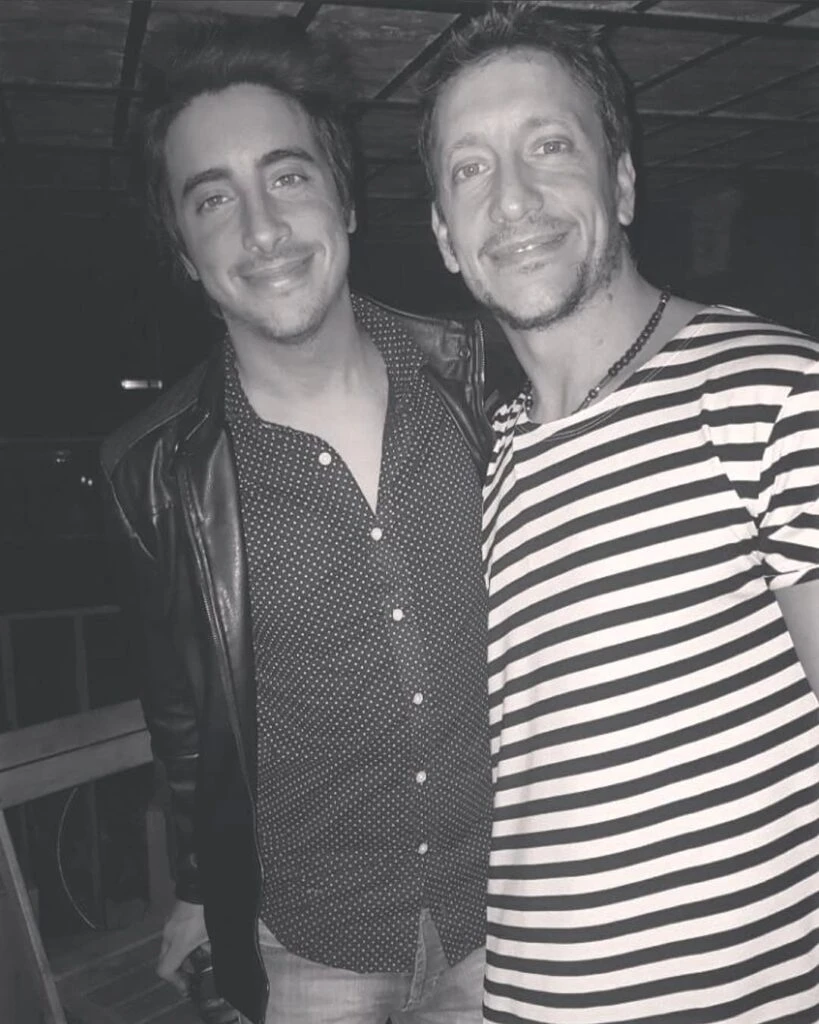 Las fotos que compartió Nico Vázquez por el cumpleaños de su hermano, Santi. Foto: IG.