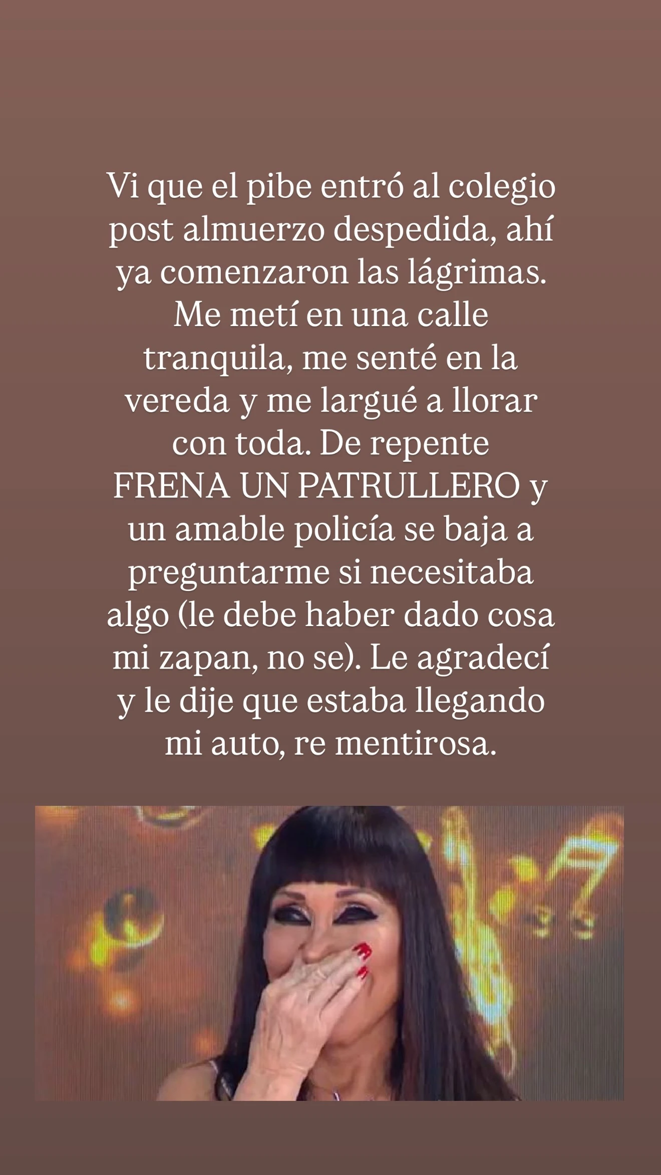 La cantante relató la confusión que tuvo con un policía. Fotos: IG. 