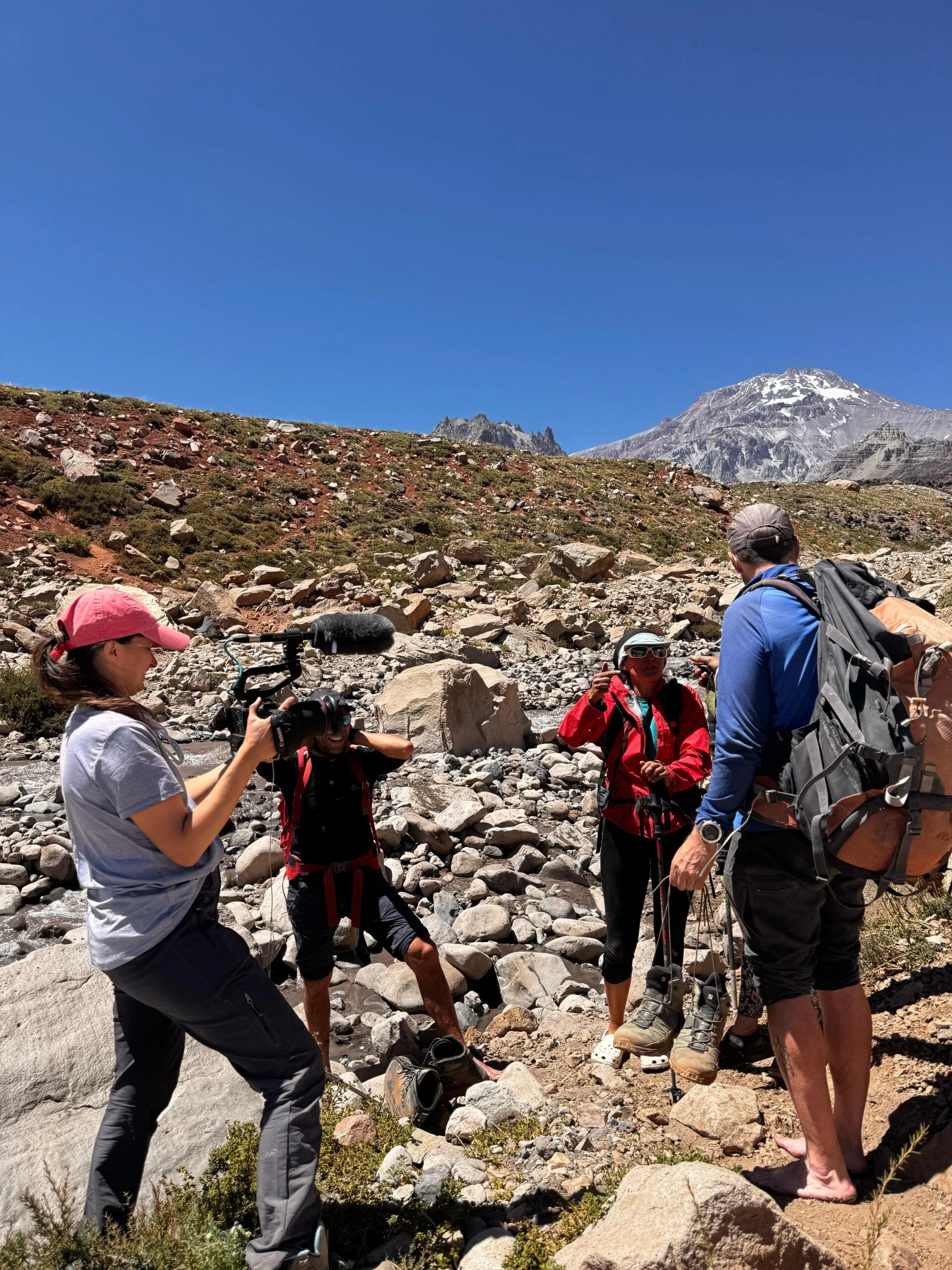 Todo quedó registrado para un documental