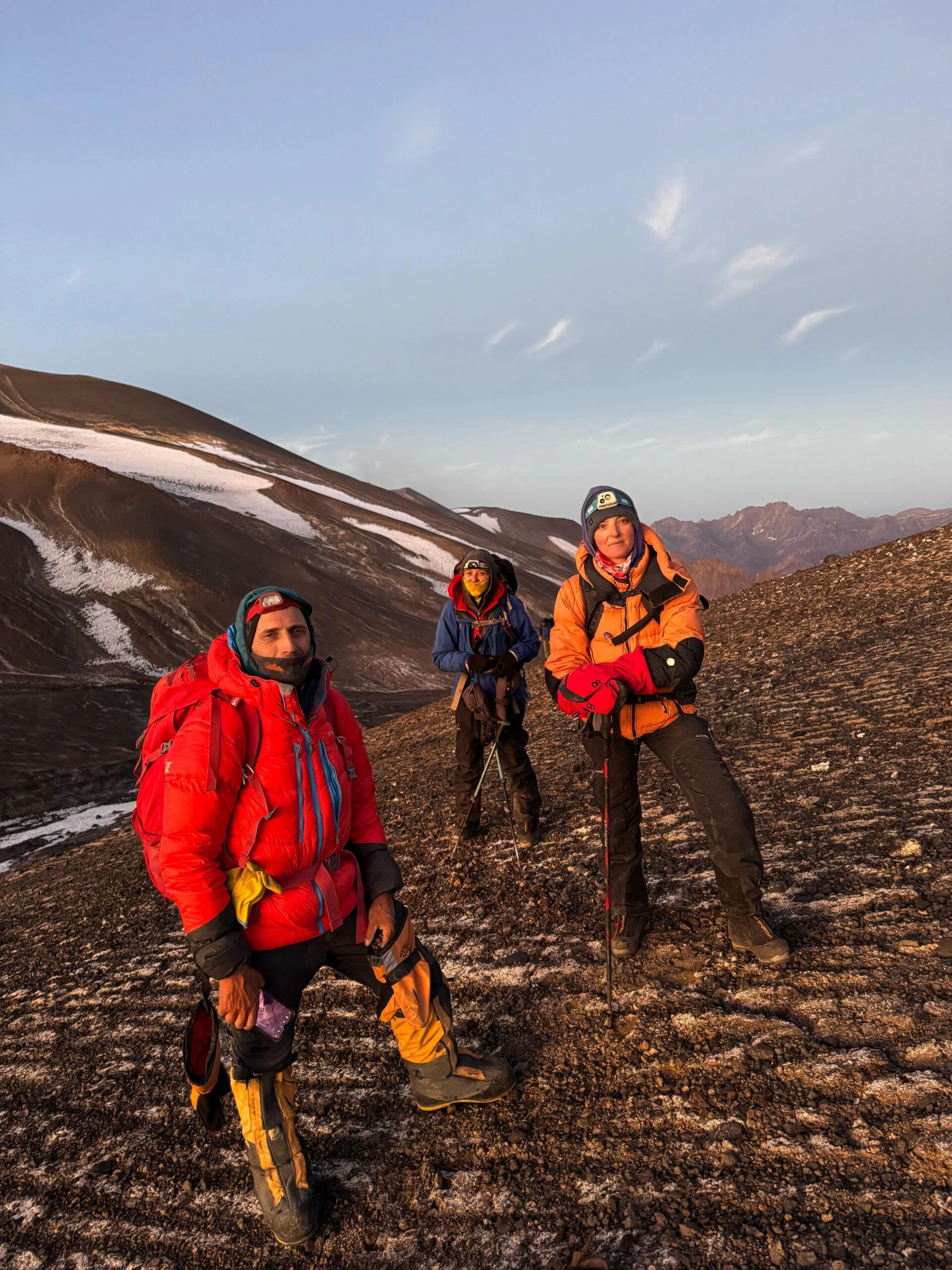 Las chicas de la expedición.