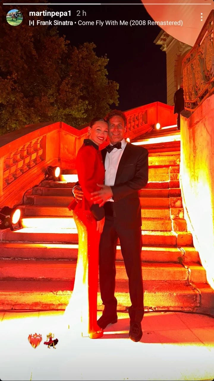 Pampita y Martin Pepa