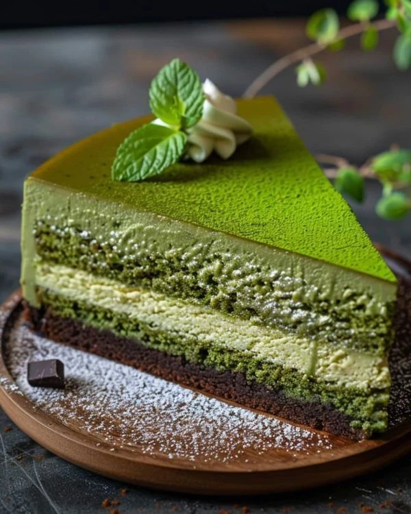 cheesecake de matcha