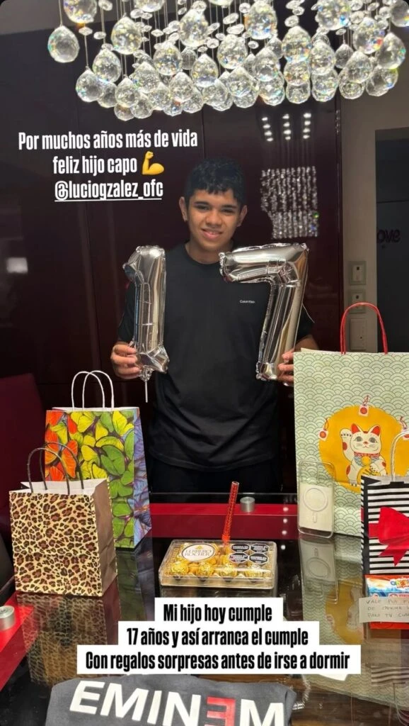 Así fue el cumpleaños número 17 de Lucio, el hijo de José María Muscari