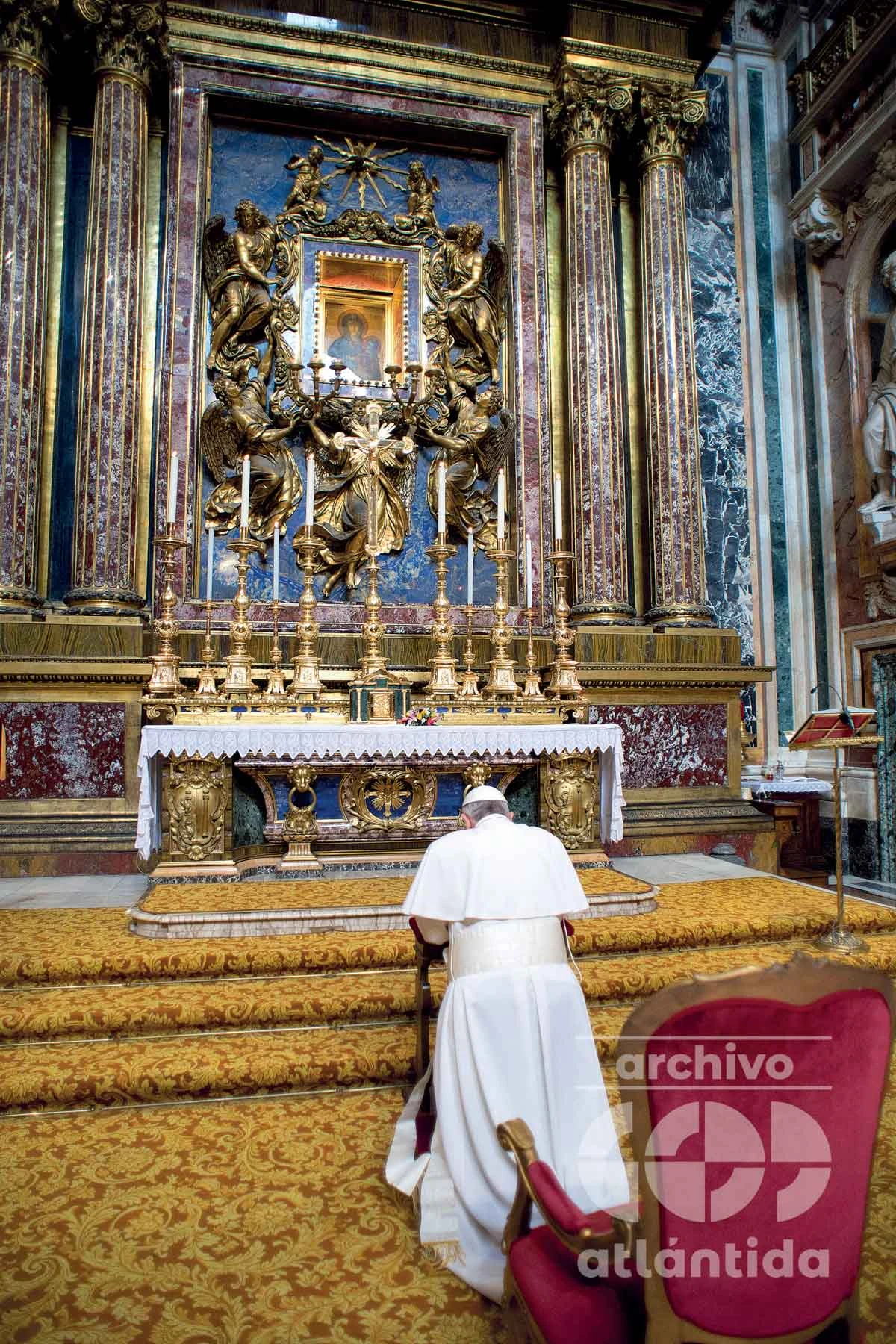 Primeras fotos como Papa