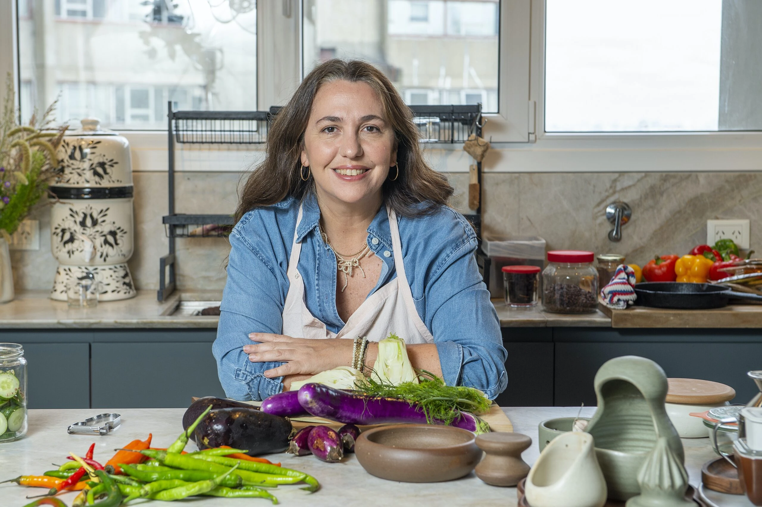 “Es la primera en la que todo tiene su lugar”, afirma Narda Lepes sobre su nueva cocina.
