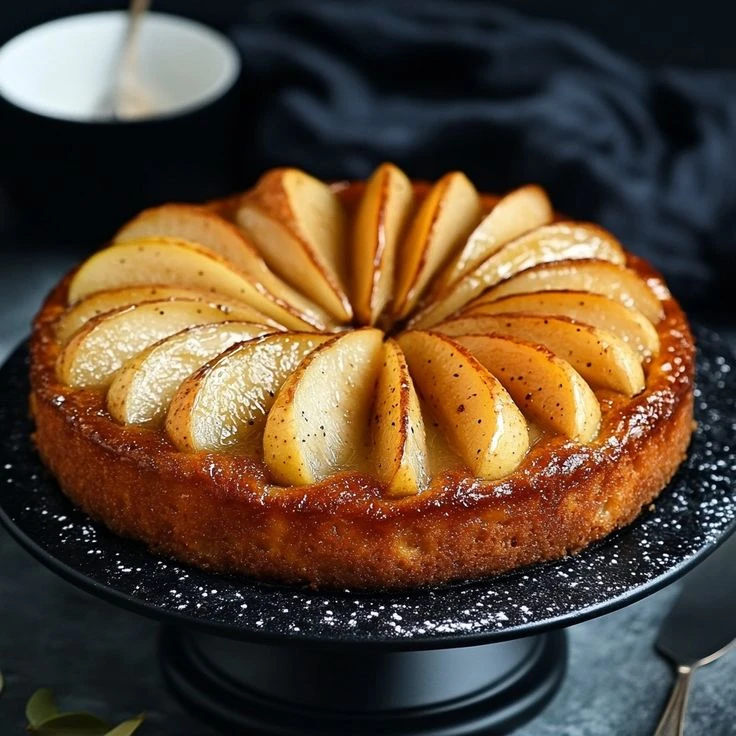 Torta de peras y nuez