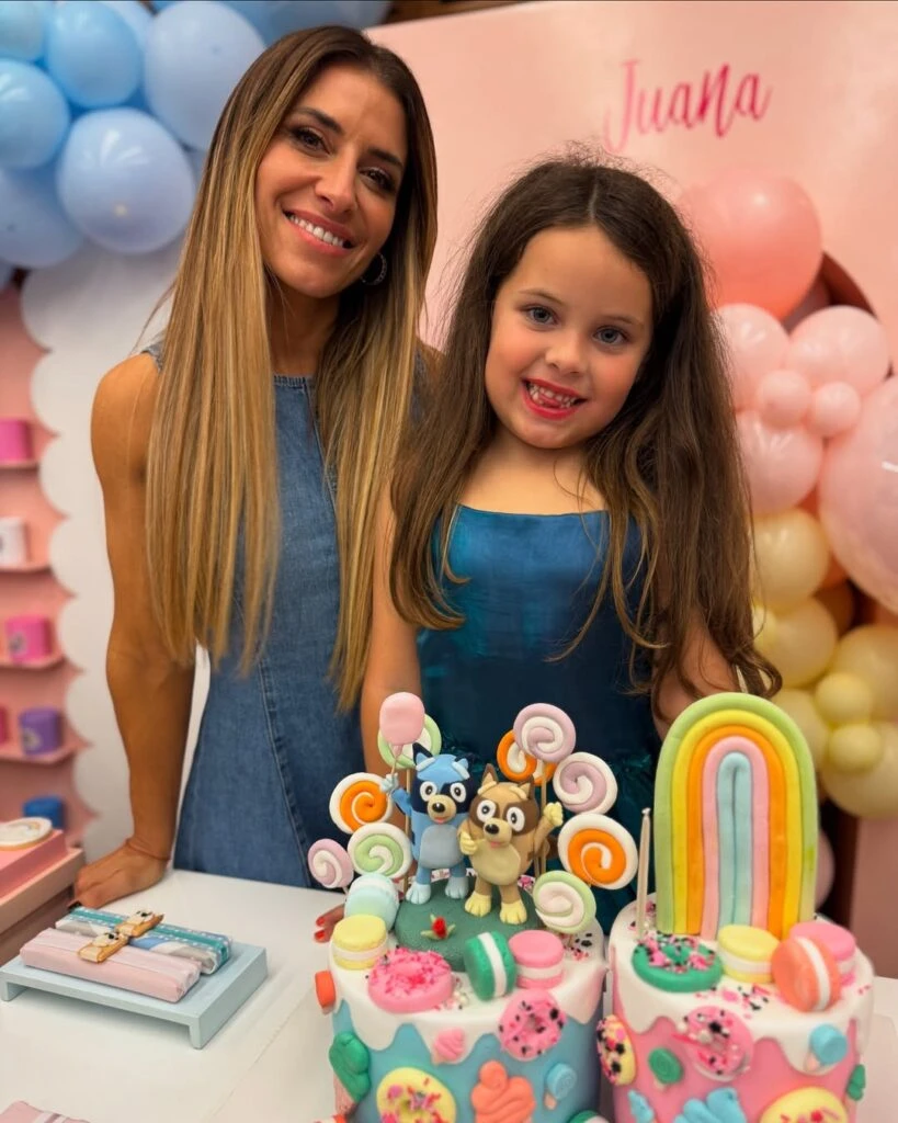 La fiesta de cumpleaños temática de Juanita, la hija de Mariana Brey