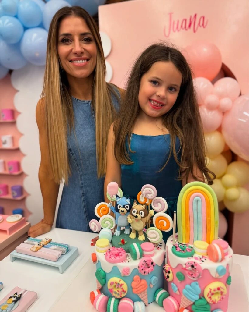La fiesta de cumpleaños temática de Juanita, la hija de Mariana Brey