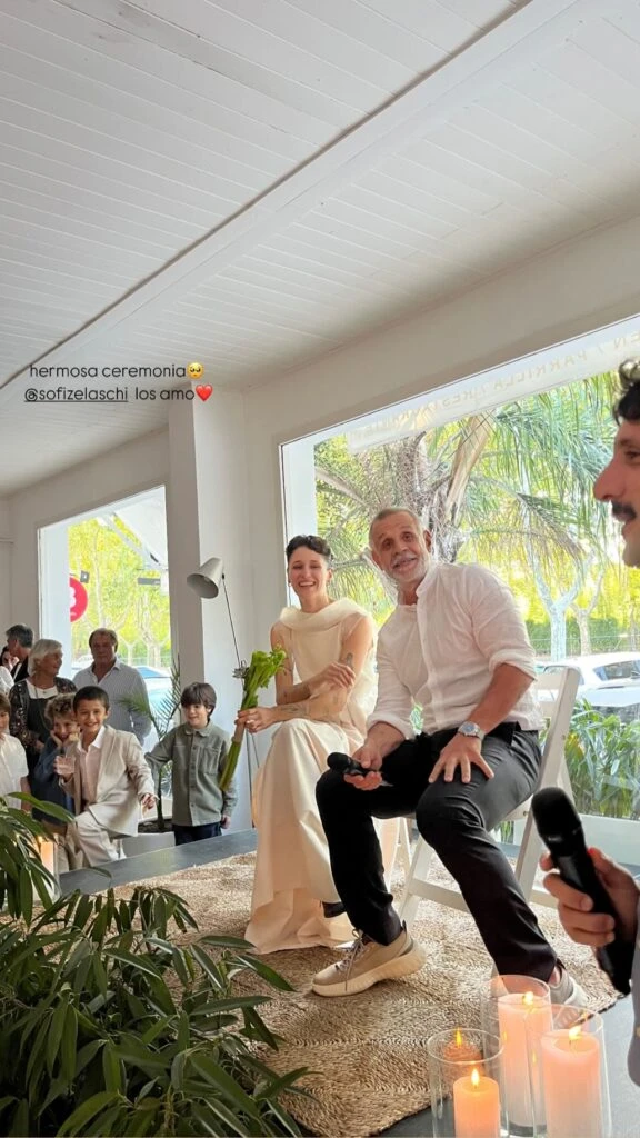 Las fotos del casamiento de Christian Petersen y Sofía Zelaschi