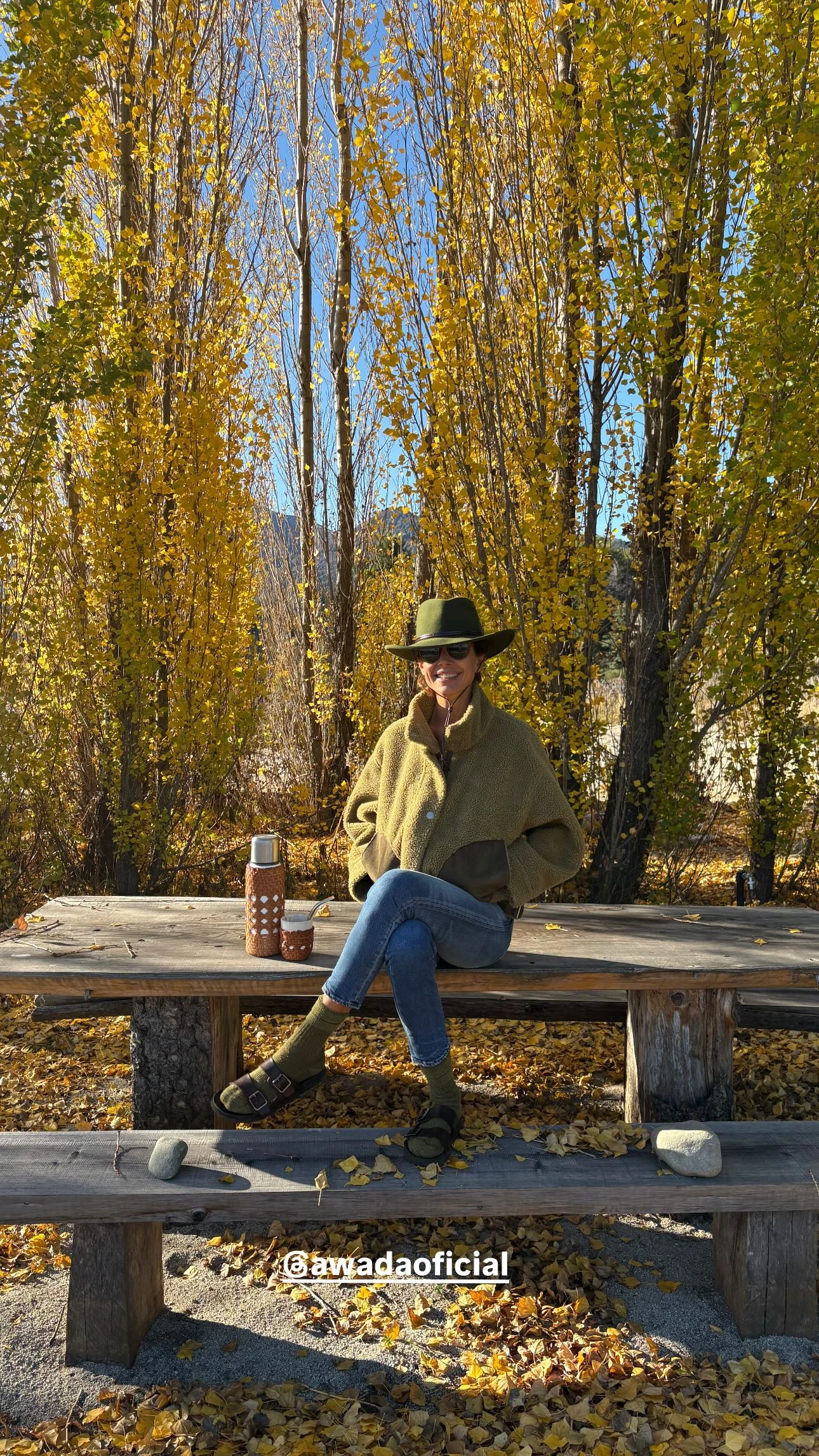 El look de Juliana Awada en la Patagonia