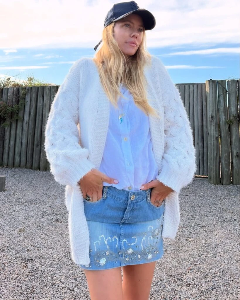 Nicole Neumann impone tendencia en Punta del Este con un look comfy chic ideal para el entretiempo