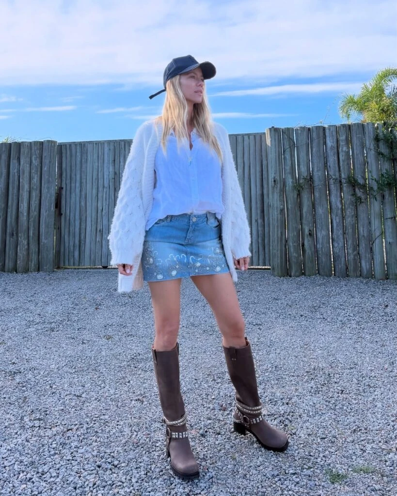 Nicole Neumann impone tendencia en Punta del Este con un look comfy chic ideal para el entretiempo