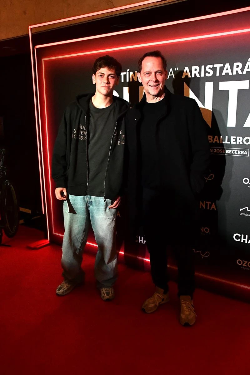 Matías Martin y su hijo Alejo.