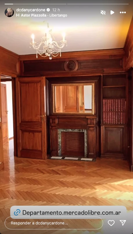 Así es el departamento que Daniela Cardone puso en venta