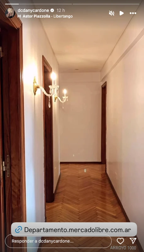 Así es el departamento que Daniela Cardone puso en venta