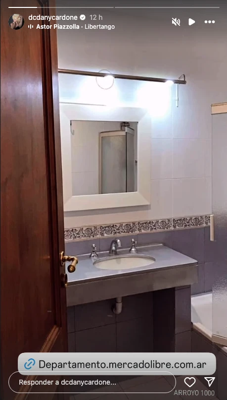 Así es el departamento que Daniela Cardone puso en venta