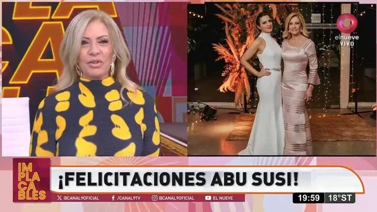 Susana Roccasalvo anunció que será abuela de un varón