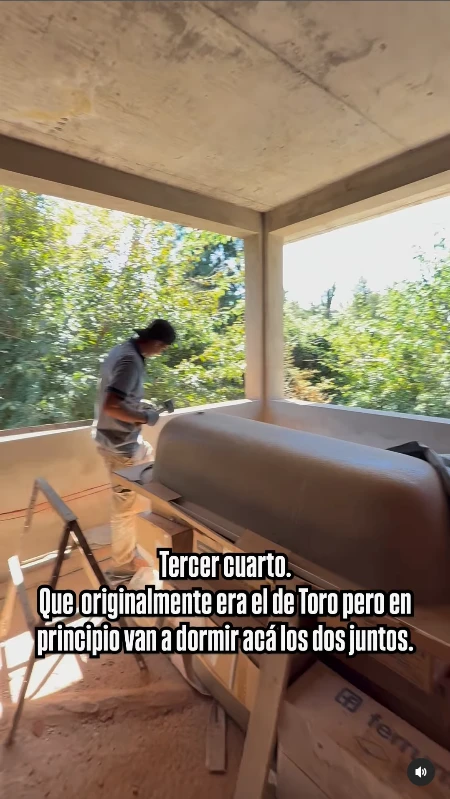 Juana Repetto mostró la casa que está construyendo en un barrio privado