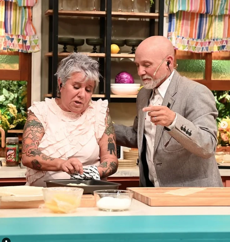 Madame Papín con Ronnie Arias en Cocinate, el ciclo de Canal 7