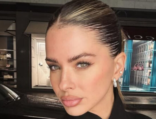 La China Suárez marca tendencia con un peinado semi recogido súper chic