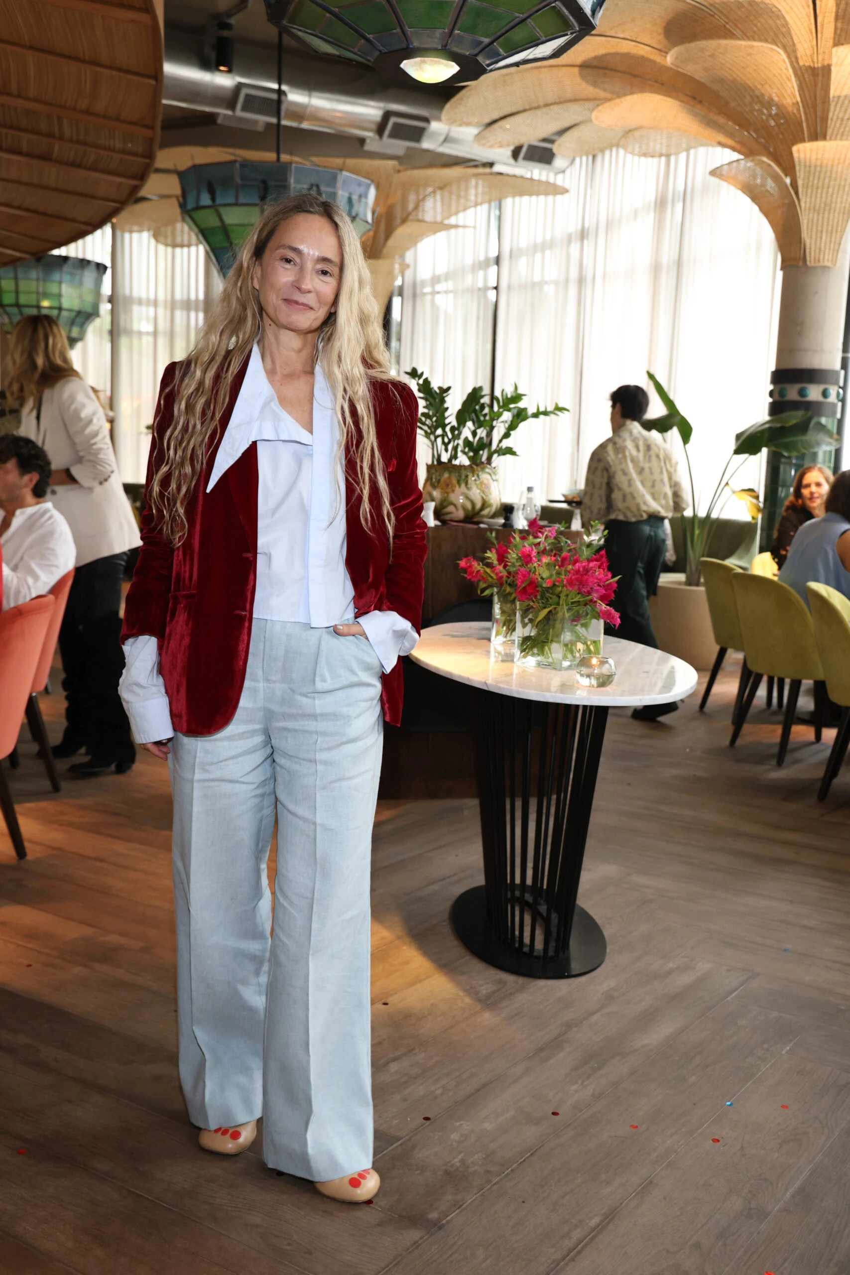 Delfina Vázquez Maiztegui en el cumpleaños de Andrea _Tucu_ Martínez, en Tigre Morado Costanera