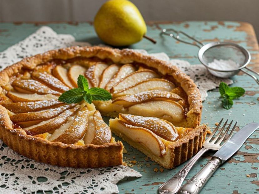 Torta de peras y nuez: una receta ideal para la hora del té