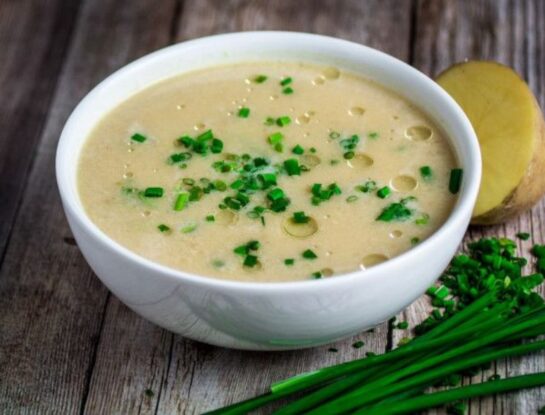 La receta de la sopa de papa y puerro de la película "Ratatouille"