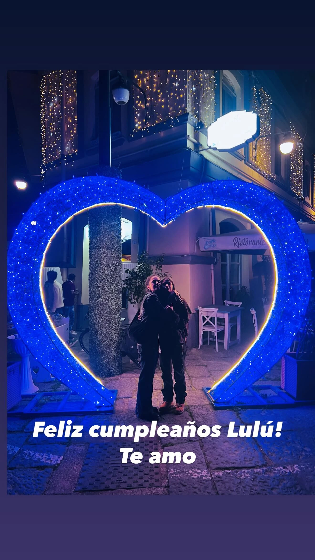 El saludo de Dolores Fonzi a su hija, Libertad, en el día de su cumpleaños