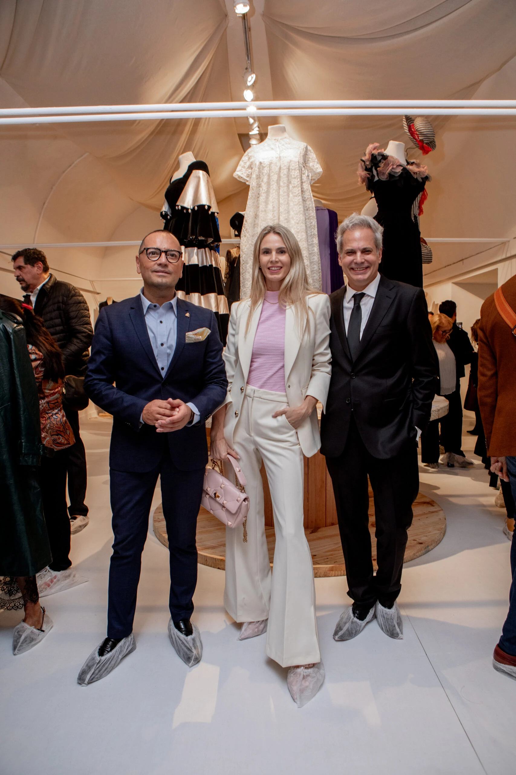 Fabián Medina Flores, Rocio Vivas y Francisco Ayala