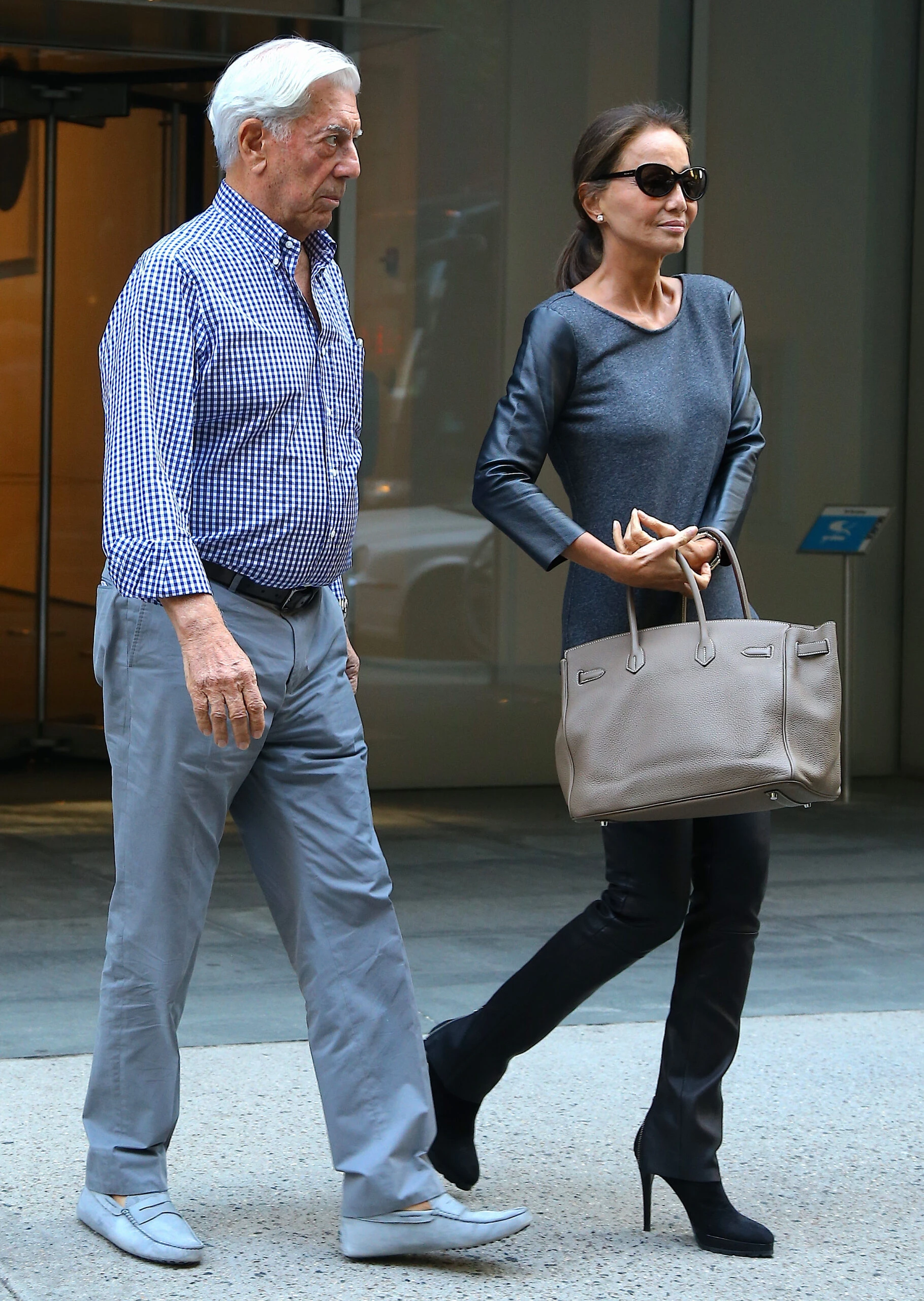 Mario Vargas Llosa con Isabel Preysler