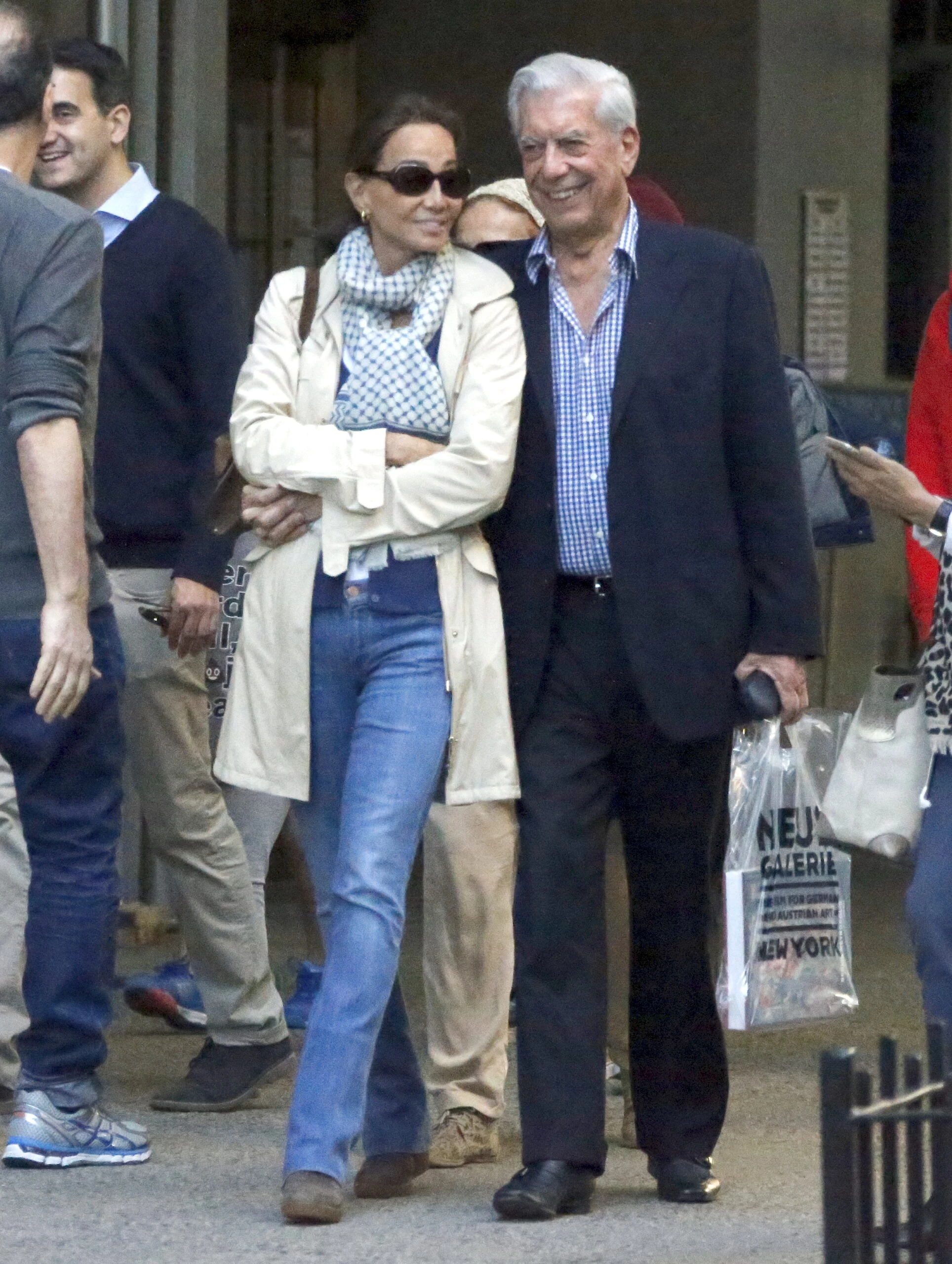 Mario Vargas Llosa con Isabel Preysler