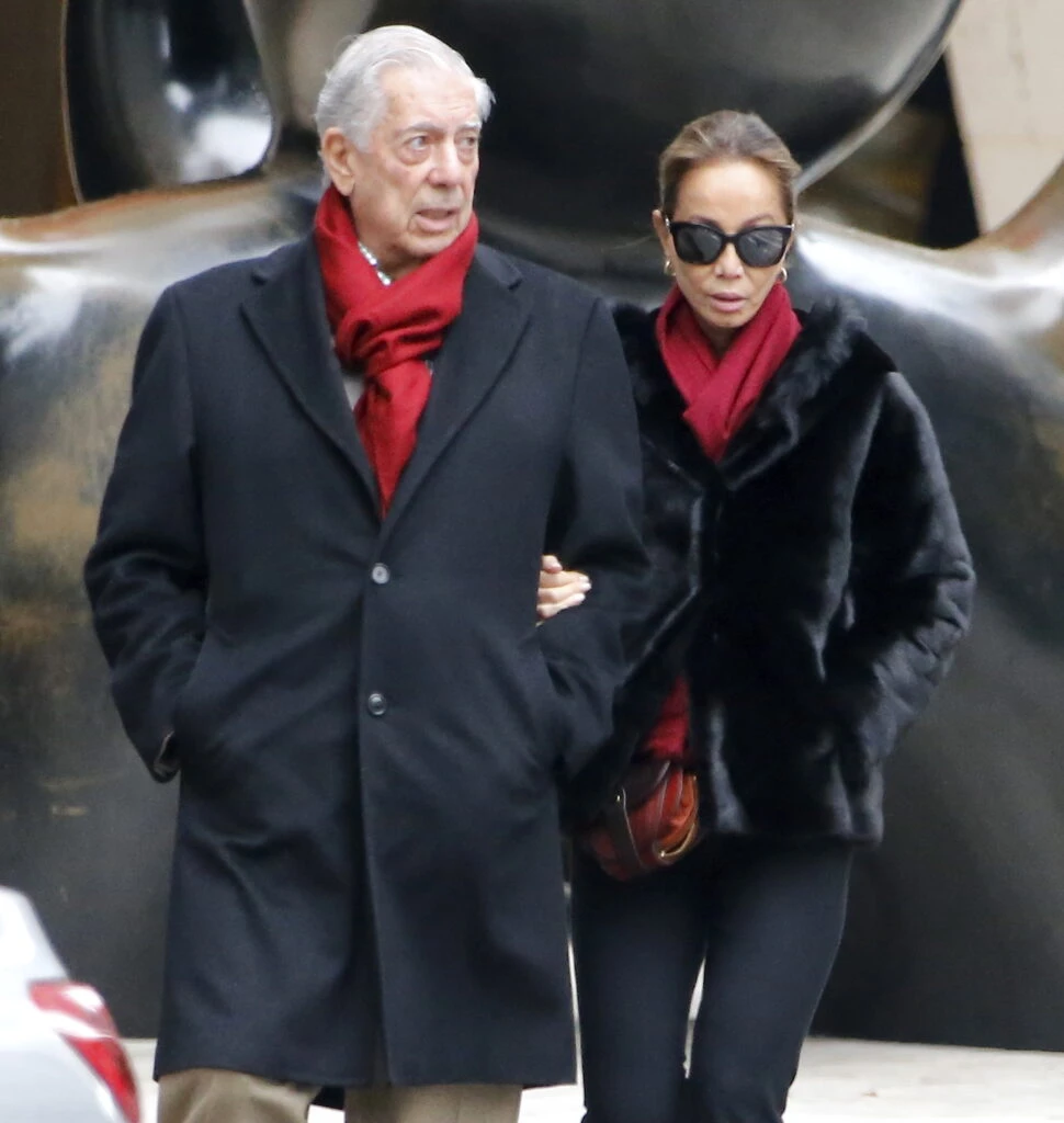 Mario Vargas Llosa con Isabel Preysler
