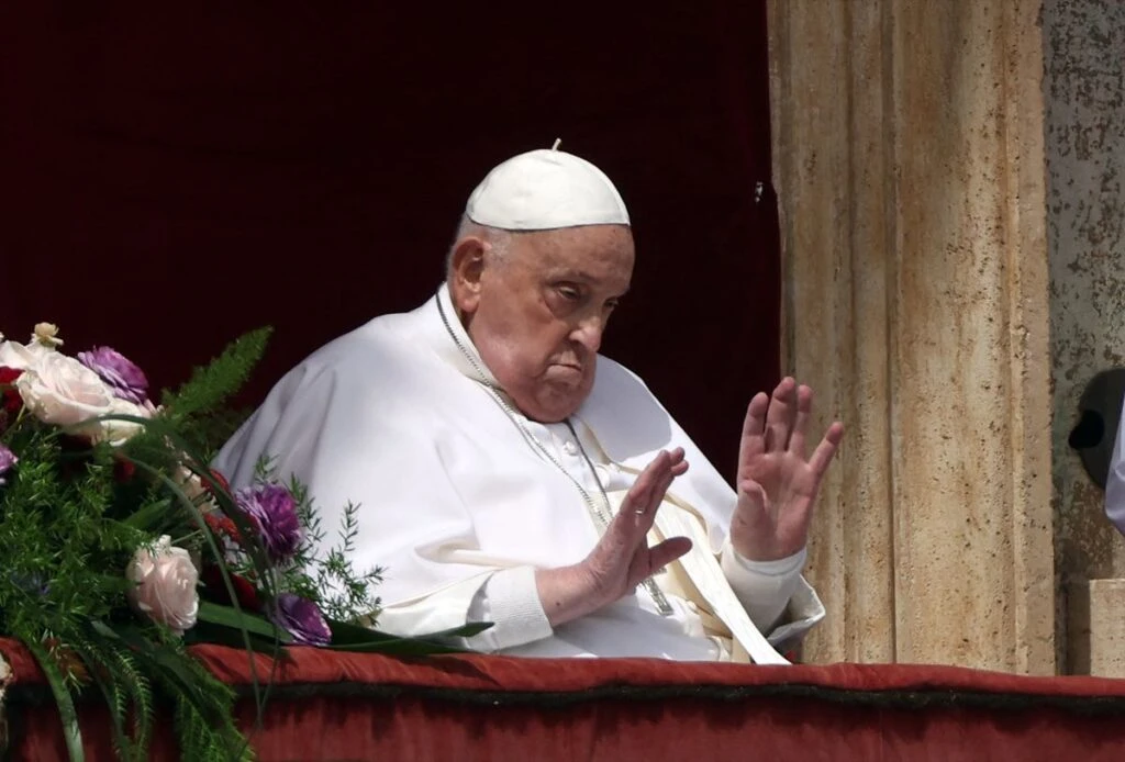El papa Francisco en su última celebración de Pascua