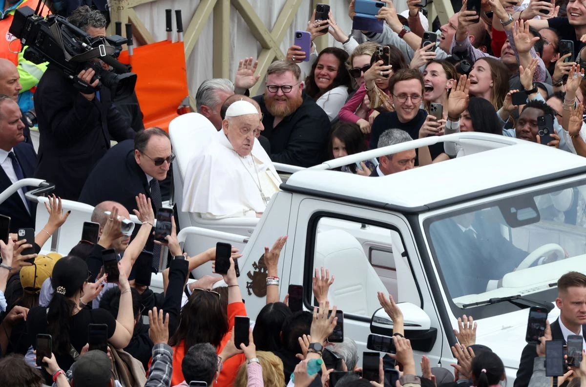 El papa Francisco en su última celebración de Pascua