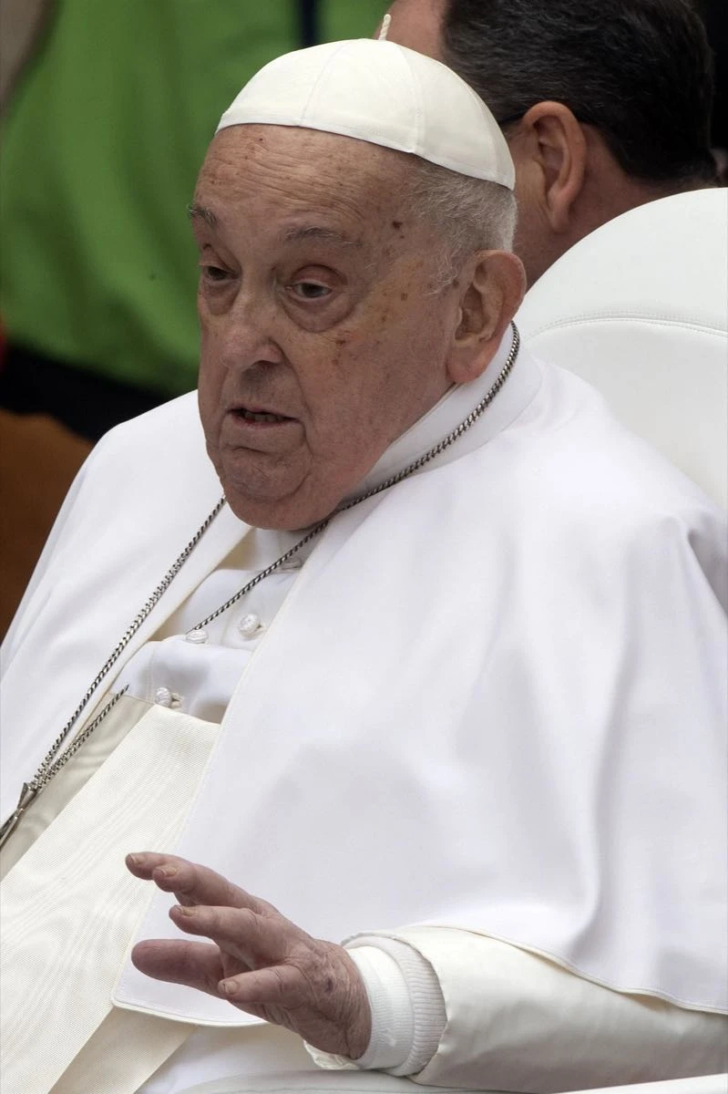 El papa Francisco en su última celebración de Pascua