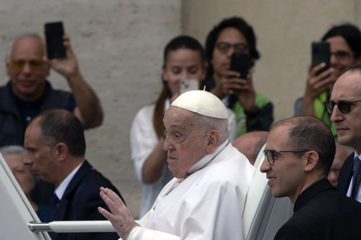 El papa Francisco en su última celebración de Pascua