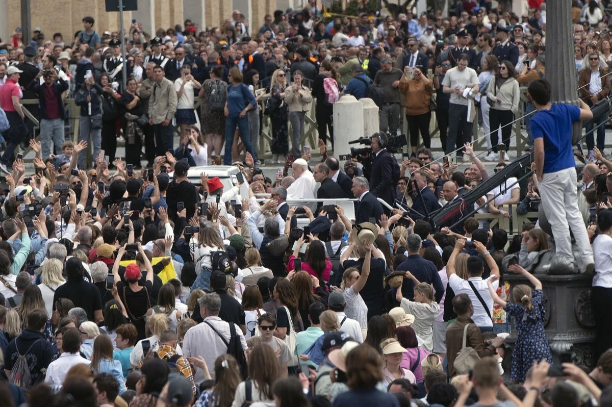 El papa Francisco en su última celebración de Pascua