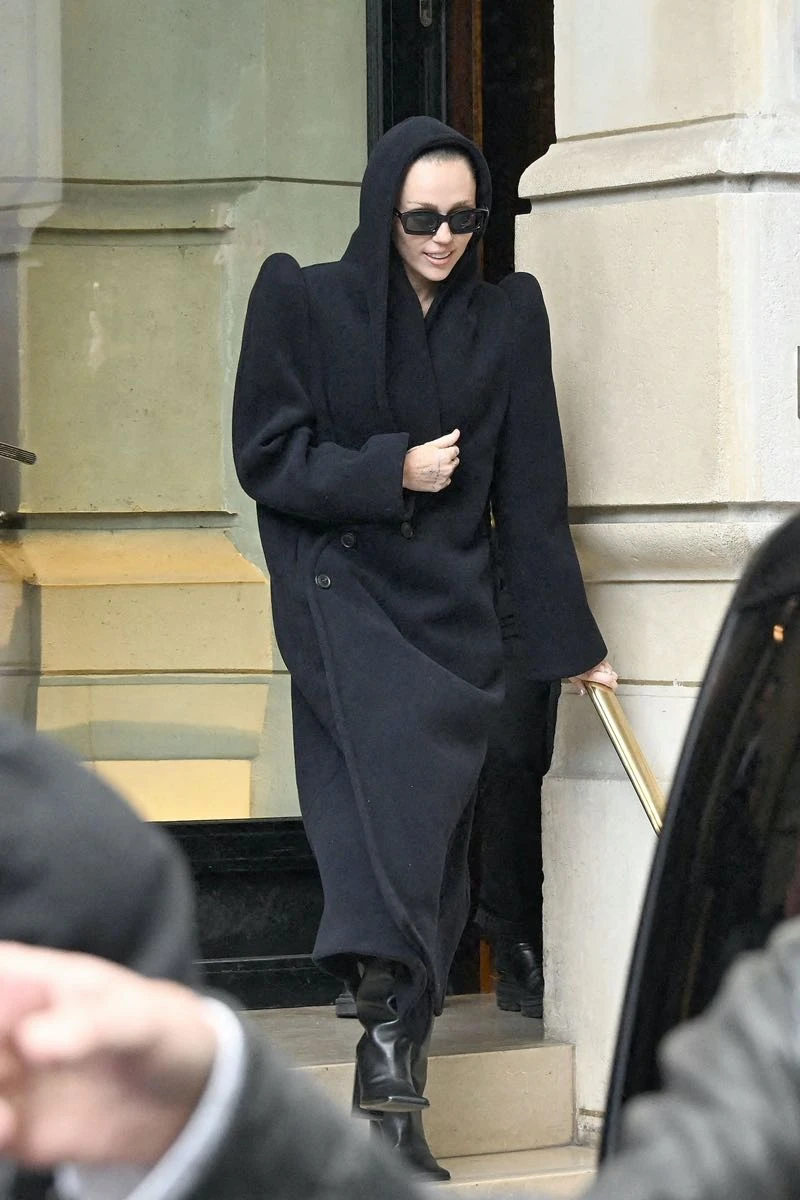 Miley Cyrus en París.