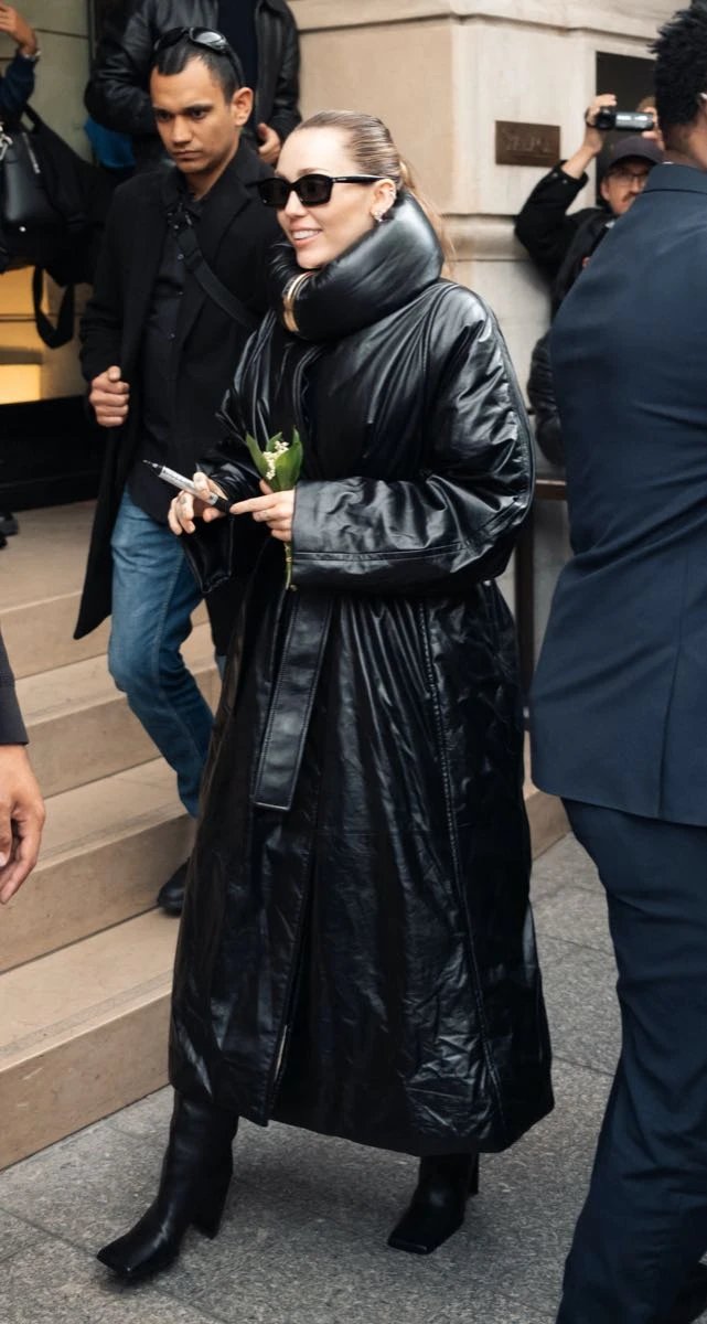 Miley Cyrus en París.